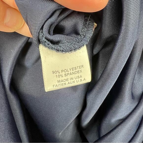 MISA Velvet Ophelie Sheath Navy Mini Dress Size S / Small - Picture 9 of 10